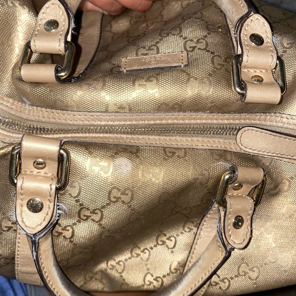 authentic gucci  handbag GOLD LIMITED EDIT… - Picture 8 of 12